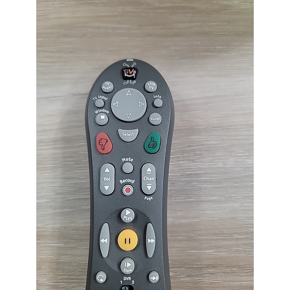 Genuine TiVo Remote Control Dual DVR 1,2 TV Universal Peanut Shaped OEM - Picture 6 of 8